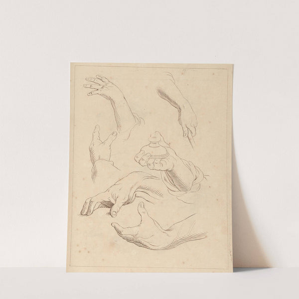 Sketches of Hands by Hamlet Winstanley