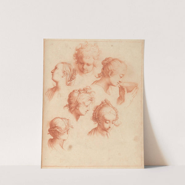 Sketches of Heads by Hamlet Winstanley