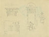 Sketches of interior details