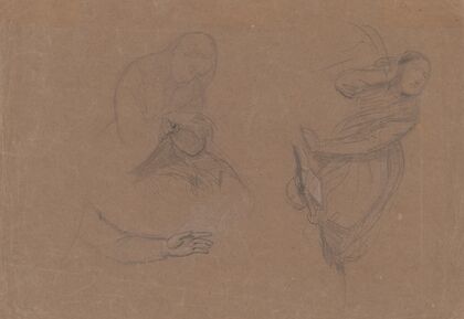 Sketches of Mary Magdalene to the composition ‘Entombment’