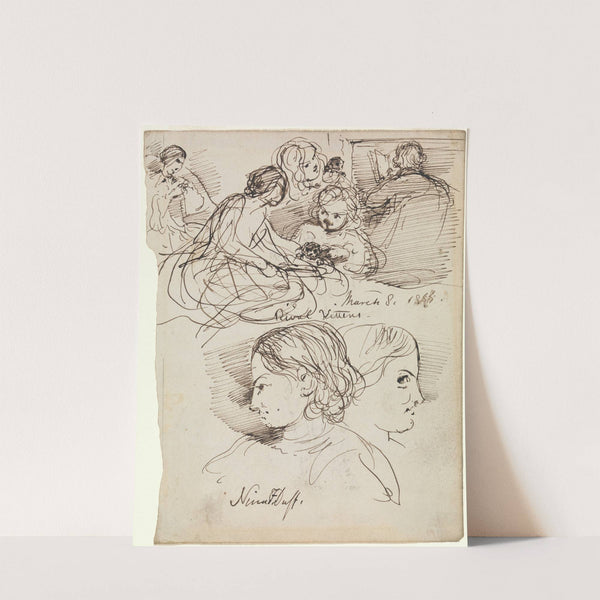 Sketches of Women by Sir George Hayter