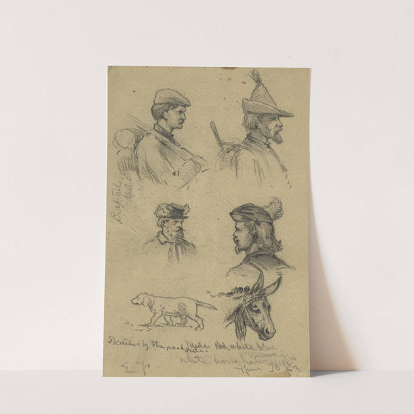 Sketches on the line of march. Bucktails by Edwin Forbes