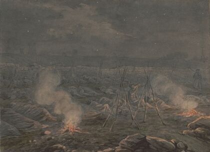 Sketches with Co. B, 8th Reg. Pa. Ma. under the officers of the old ‘Southwark Gaurd’ first night at Hagerstown (1862)
