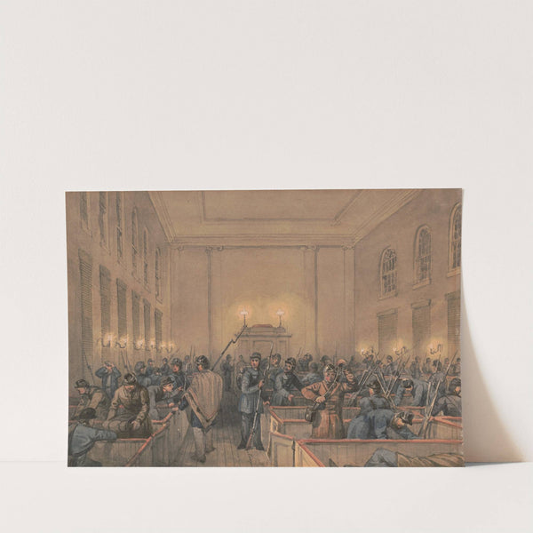 Sketches with Co B. 8th Reg. Pa. Ma. under the officers of the Old Southwark Gaurd in Chambersburg (1862) by James Fuller Queen