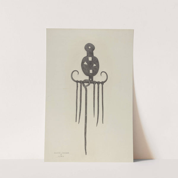 Skewers and Holder by Albert Taxson