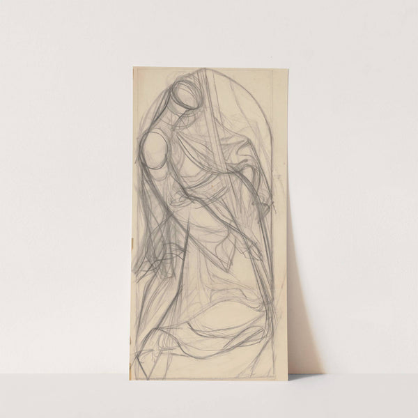 Skica k návrhu na vitráž by Ján Novák