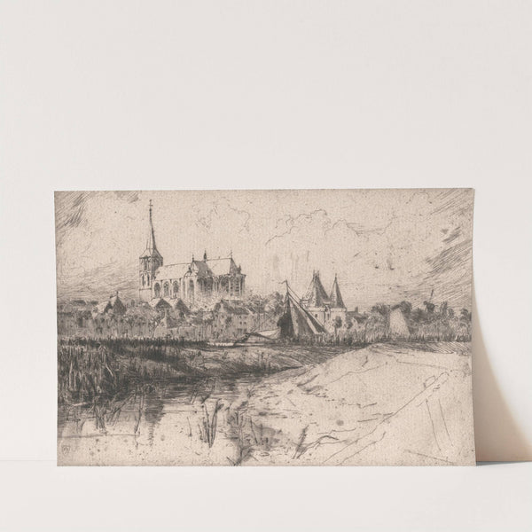 Skies a'clearing. Sun a'shining by Sir Frank Short