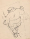 Skieur corpulent