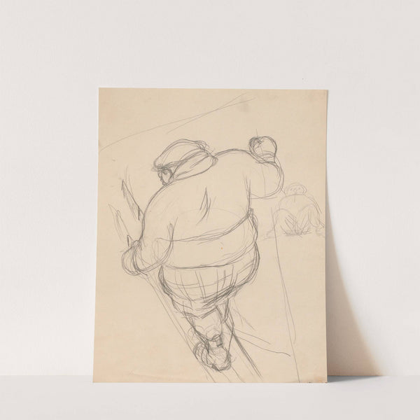 Skieur corpulent by Louis de Fleurac