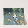 Skiffs by Gustave Caillebotte