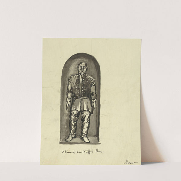 Skinned and stuffed man. Moscow by Bayard Taylor