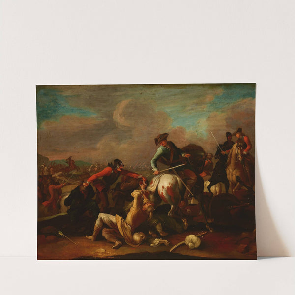 Skirmish with the Turks by Ignaz Wenzel Prasch