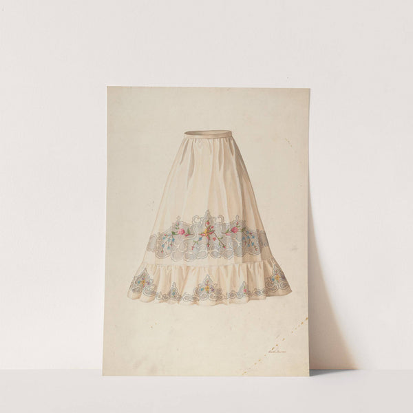 Skirt from Wedding Dress by Edith Towner