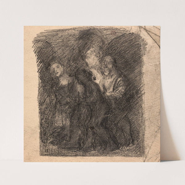 Skitse til Diogenes by Oluf Hartmann