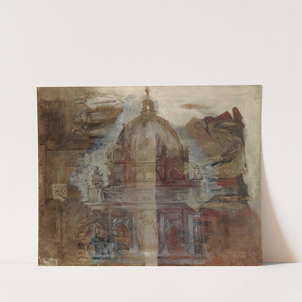 Skizze zu einem Dom by Hans Makart