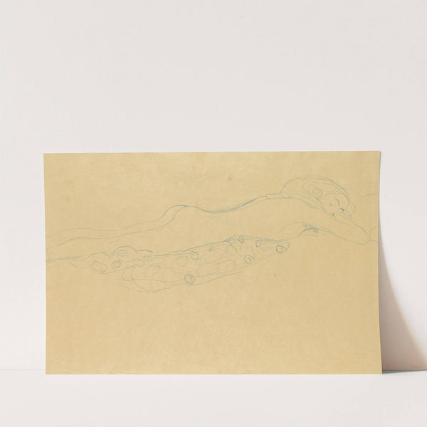 Skizze zu Wasserschlangen II by Gustav Klimt