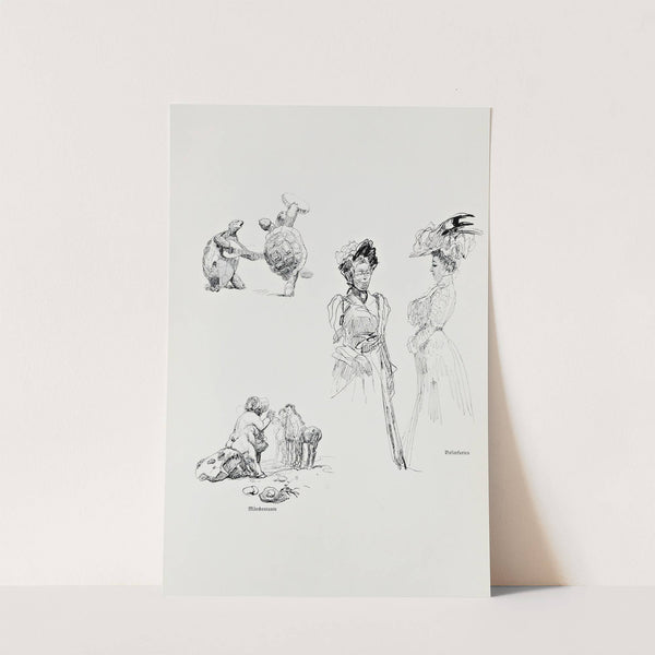 Skizzenbuch Pl.068 (1909) by Heinrich Kley