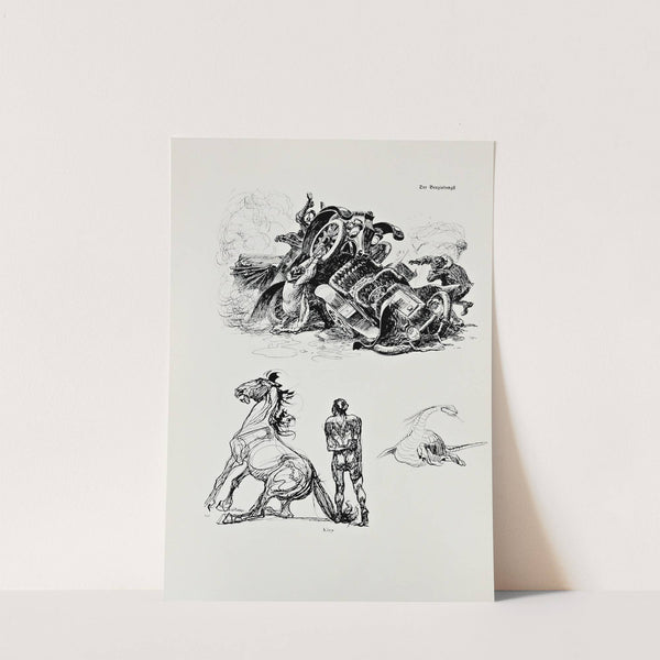 Skizzenbuch Pl.076 (1909) by Heinrich Kley