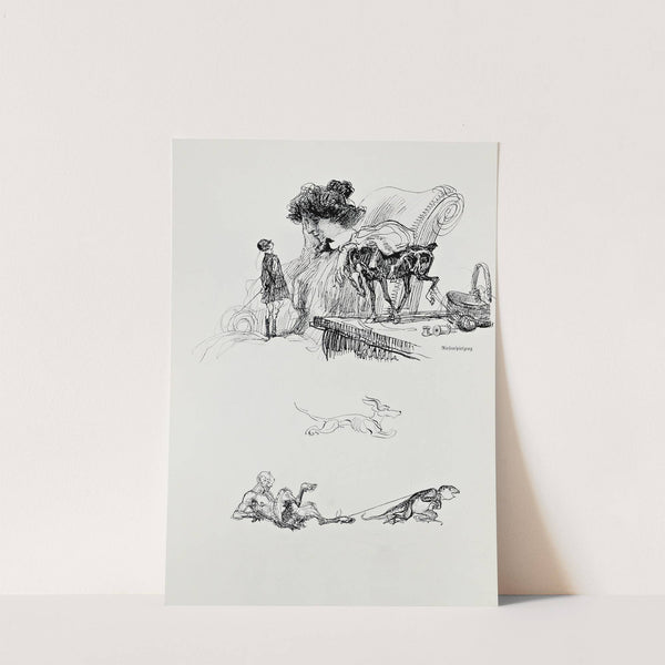 Skizzenbuch Pl.082 (1909) by Heinrich Kley