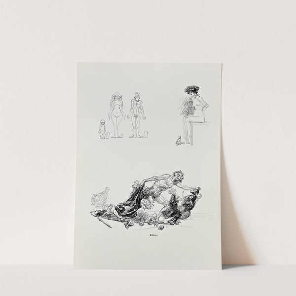 Skizzenbuch Pl.086 (1909) by Heinrich Kley