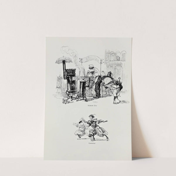 Skizzenbuch Pl.100 (1909) by Heinrich Kley