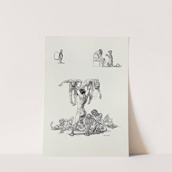 Skizzenbuch Pl.101 (1909) by Heinrich Kley