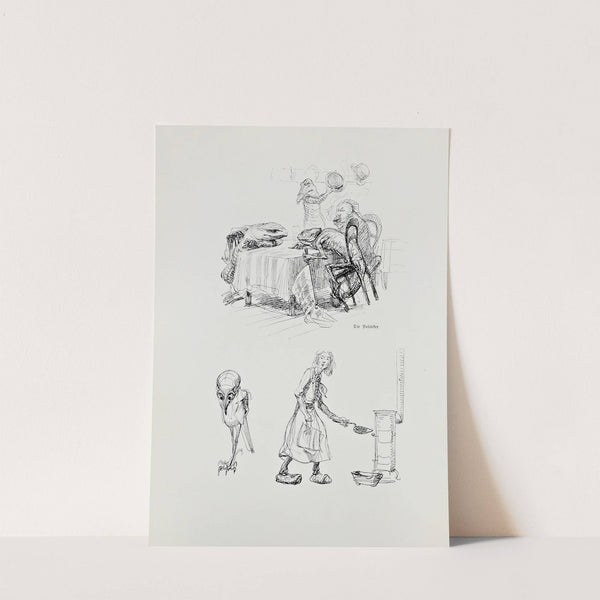 Skizzenbuch Pl.106 (1909) by Heinrich Kley