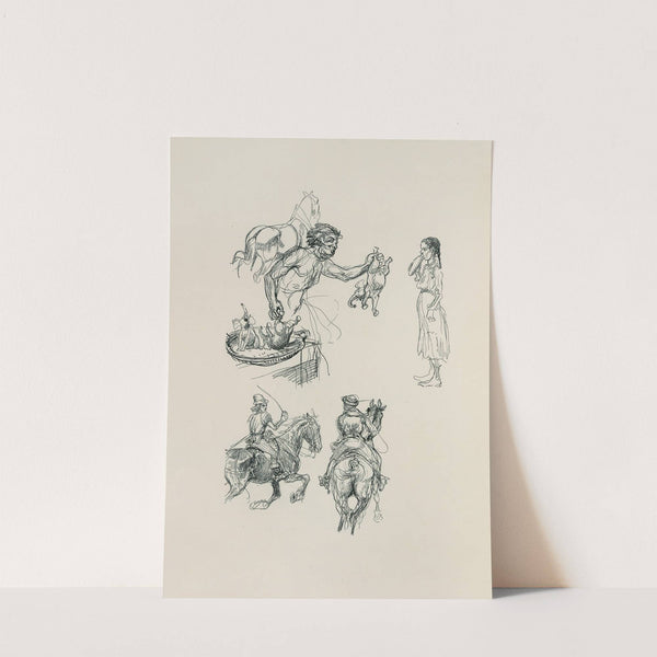 Skizzenbuch Pl.11 (1909) by Heinrich Kley