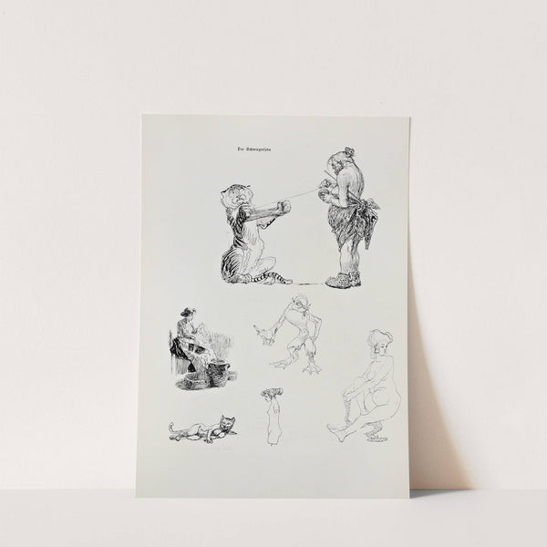 Skizzenbuch Pl.118 (1909) by Heinrich Kley