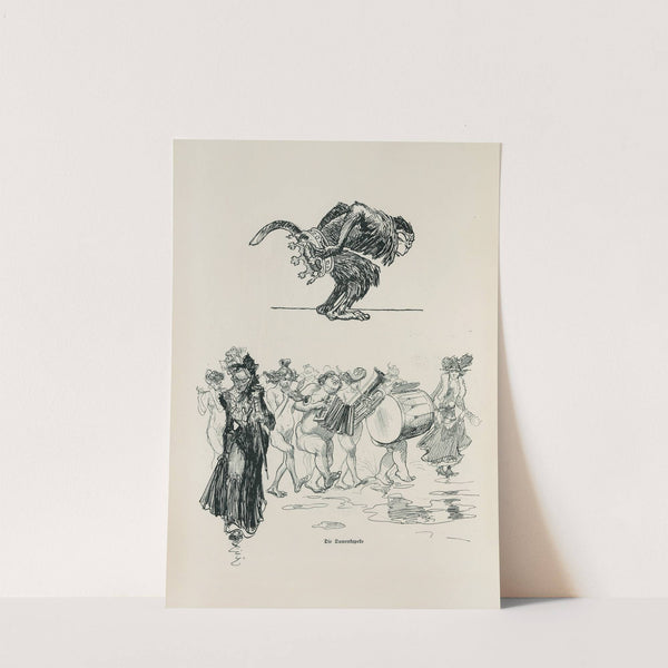 Skizzenbuch Pl.19 (1909) by Heinrich Kley