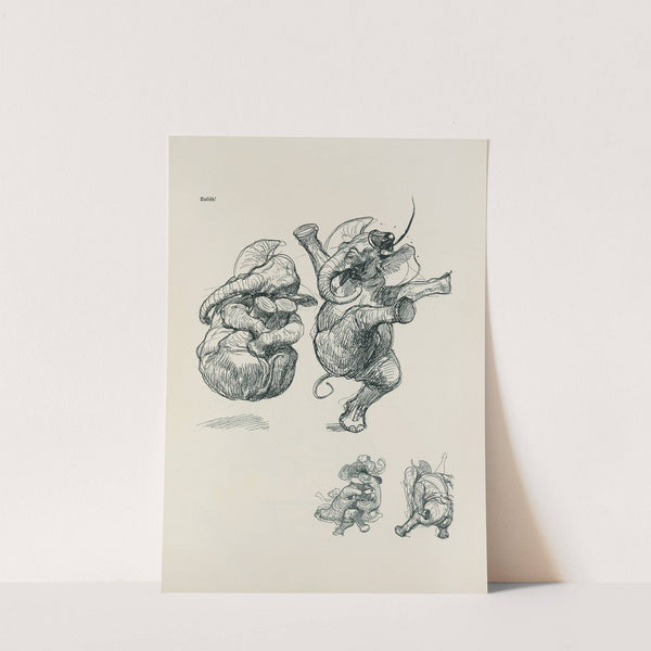 Skizzenbuch Pl.22 (1909) by Heinrich Kley