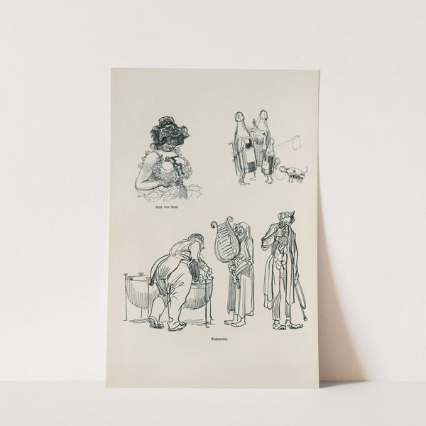 Skizzenbuch Pl.25 (1909) by Heinrich Kley