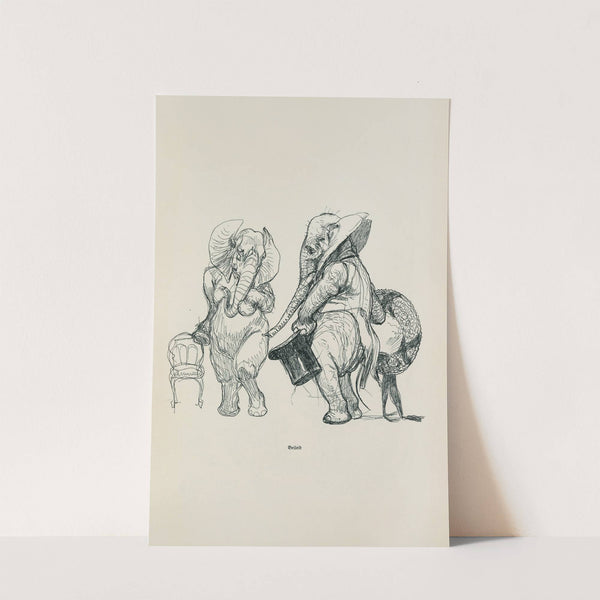 Skizzenbuch Pl.26 (1909) by Heinrich Kley