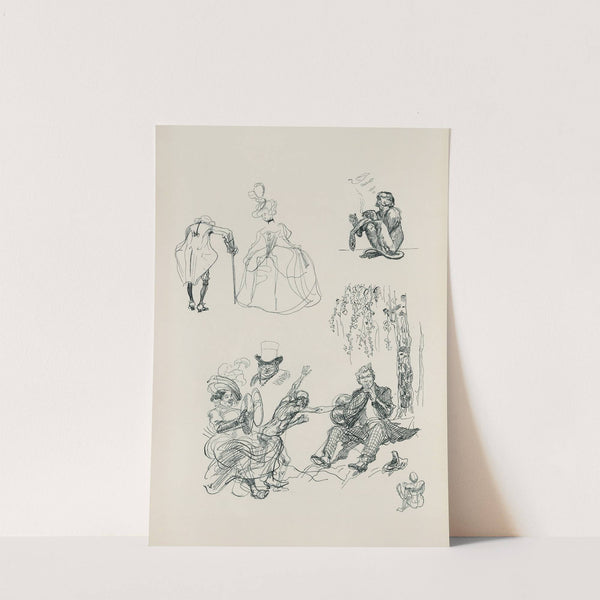 Skizzenbuch Pl.27 (1909) by Heinrich Kley