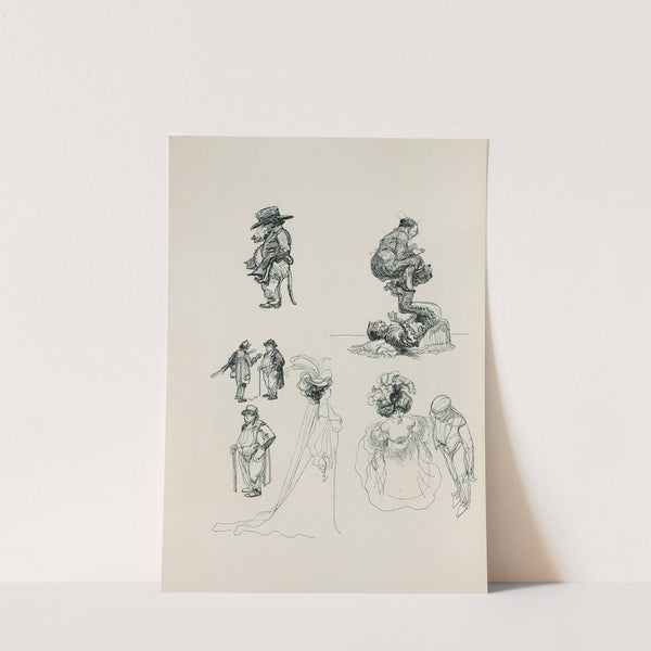 Skizzenbuch Pl.33 (1909) by Heinrich Kley