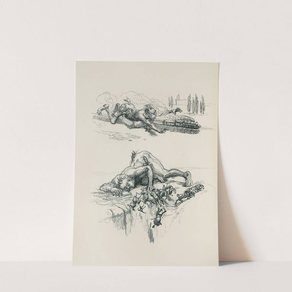 Skizzenbuch Pl.53 (1909) by Heinrich Kley