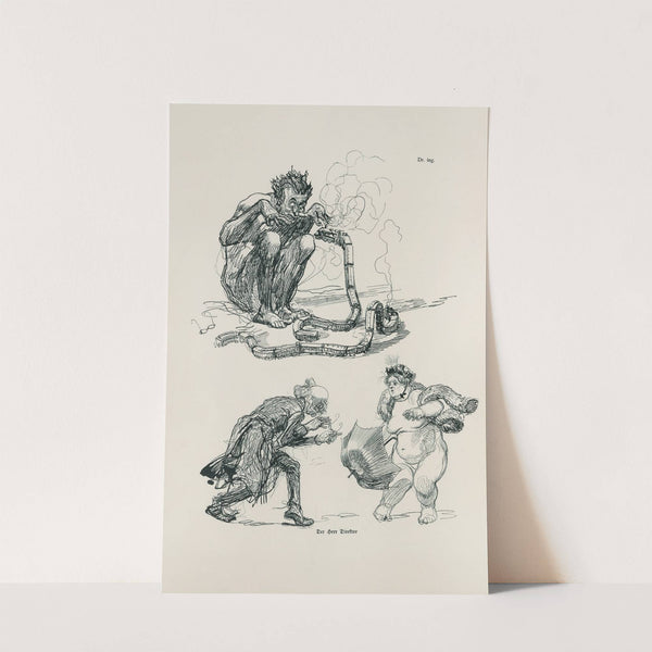 Skizzenbuch Pl.57 (1909) by Heinrich Kley