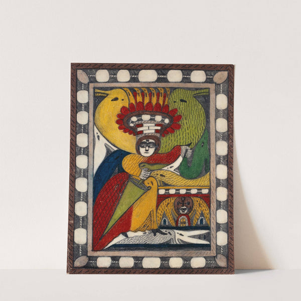 Skt. Adolf=Thron,=Alpa=Roosali (1917) by Adolf Wölfli