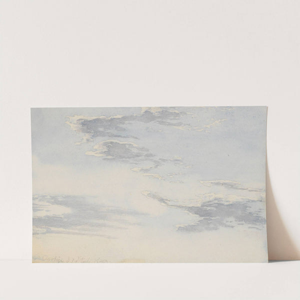 Sky- og luftstudie by P. C. Skovgaard