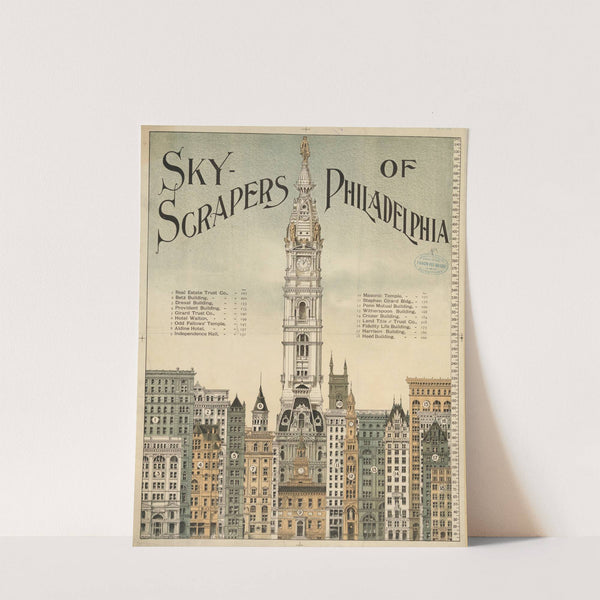Sky-scrapers of Philadelphia (1898) by Webster & Hunter