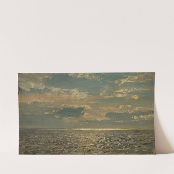 Skyet vær (1889) by Amaldus Nielsen