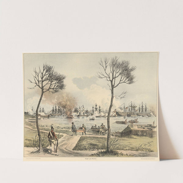 Slaget på Rheden (The battle of Copenhagen) by Karl Hansen Reistrup