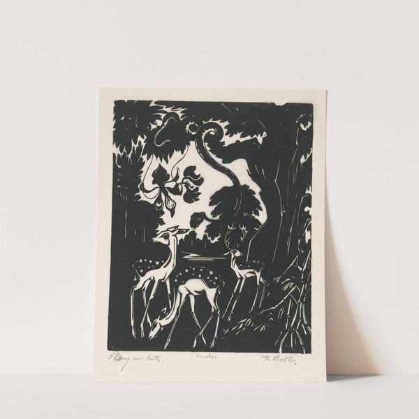 Slang met herten by Johannes Frederik Engelbert ten Klooster