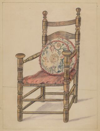 Slat-back Armchair