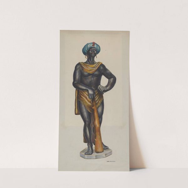 Slave Advertising Figure by Chris Makrenos