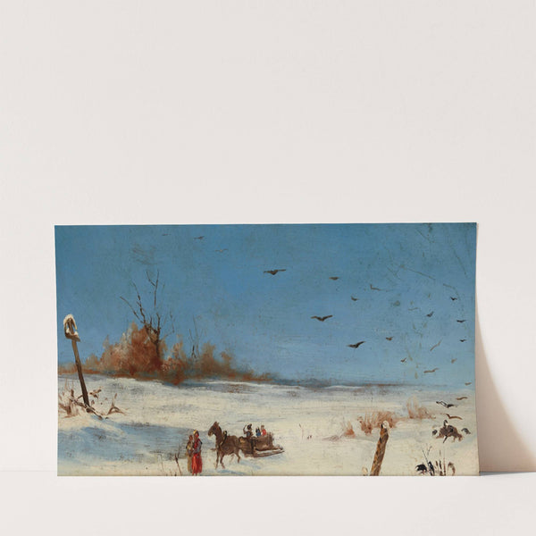 Sledging (1901-1910) by Teodor Marian Talowski