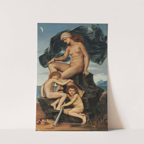 Sleep and Death, the Children of the Night (1883) by Evelyn De Morgan