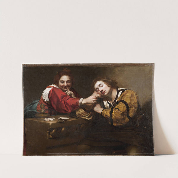 Sleeper Awakened by a Young Woman with Fire by Nicolas Regnier