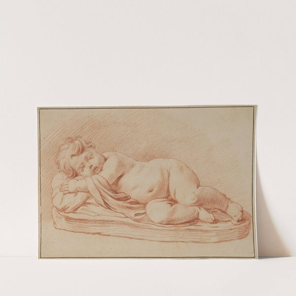 Sleeping child, after François Duquesnoy by Edmé Bouchardon
