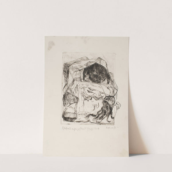 Sleeping Couple (1917) by Max Beckmann